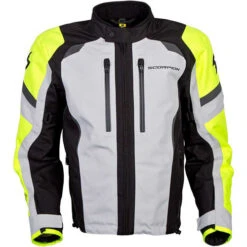 Scorpion Optima Jacket -Motorcycle Helmet Store scorpion optima jacket hi viz front 08570.1596608774