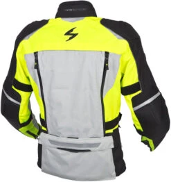 Scorpion Yosemite Jacket -Motorcycle Helmet Store scorpion yosemite jacket hi vis back closed 64711.1573529205