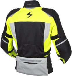 Scorpion Yosemite Jacket -Motorcycle Helmet Store scorpion yosemite jacket hi vis back open 12102.1573529211