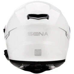 Sena Outforce Helmet -Motorcycle Helmet Store sena outforce helmet gloss white back 80083.1652184120