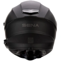 Sena Outforce Helmet -Motorcycle Helmet Store sena outforce helmet matte black back 36176.1652184095