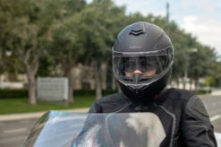 Sena Outrush R Helmet 14 Sena Outrush R Helmet -Motorcycle Helmet Store sena outrush r black on rider 05034.1624367425