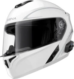 Sena Outrush R Helmet 16 Sena Outrush R Helmet -Motorcycle Helmet Store sena outrush r white front left 68224.1624367456