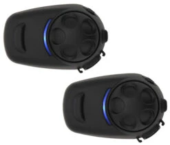 Sena SPH10H-FM Bluetooth Headset And Intercom With FM Tuner For Half Helmets - Dual Pack