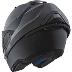 Shark Evo-One 2 Blank Helmet -Motorcycle Helmet Store shark evo one 2 blank helmet matte black back left open 63237.1627175953