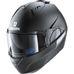 Shark Evo-One 2 Blank Helmet -Motorcycle Helmet Store shark evo one 2 blank helmet matte black front left 37744.1627175888