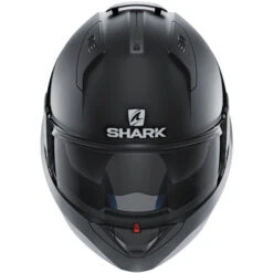 Shark Evo-One 2 Blank Helmet -Motorcycle Helmet Store shark evo one 2 blank helmet matte black front 13631.1627175928