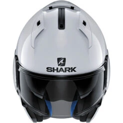 Shark Evo-One 2 Blank Helmet -Motorcycle Helmet Store shark evo one 2 blank helmet white front open 01445.1627176156