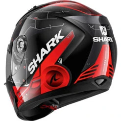 Shark Ridill 1.2 Mecca Helmet -Motorcycle Helmet Store shark ridill 1.2 mecca helmet black red silver back left 34696.1627078836