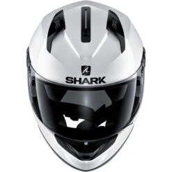 Motorcycle Helmet Store -Motorcycle Helmet Store shark ridill blank helmet white front 71856.1627078248