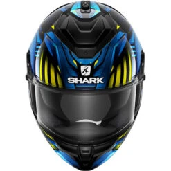 Shark Spartan GT Replikan Helmet -Motorcycle Helmet Store shark spartan gt replikan helmet chrome blue front 90025.1627157887