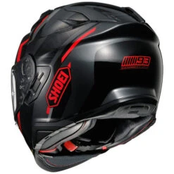 Shoei GT-Air II MM93 Road Helmet -Motorcycle Helmet Store shoei gt air 2 mm93 road helmet tc 5 black red grey back left 02090.1674166649