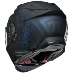 Shoei GT-Air II Qubit Helmet -Motorcycle Helmet Store shoei gt air 2 qubit helmet tc 5 black blue white back 16160.1636074857