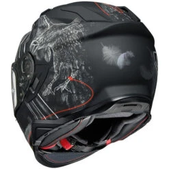 Shoei GT-Air II Ubiquity Helmet -Motorcycle Helmet Store shoei gt air 2 ubiquity helmet tc 9 black red silver back left 28546.1646349256
