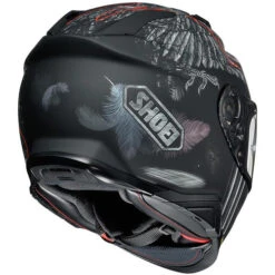 Shoei GT-Air II Ubiquity Helmet -Motorcycle Helmet Store shoei gt air 2 ubiquity helmet tc 9 black red silver back right 40830.1646349256