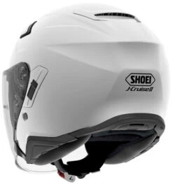 Shoei J-Cruise II Helmet Solid 13 Shoei J-Cruise II Helmet Solid -Motorcycle Helmet Store shoei j cruise ii helmet solid white back 27964.1576200619