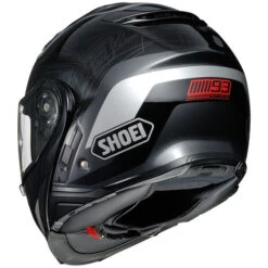Shoei Neotec 2 MM93 2-Way Helmet -Motorcycle Helmet Store shoei neotec 2 mm93 helmet tc 5 black grey silver back 68868.1674166459