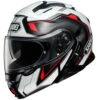 Shoei Neotec 2 Respect Helmet -Motorcycle Helmet Store shoei neotec 2 respect helmet tc 1 black white red 11683.1636376583