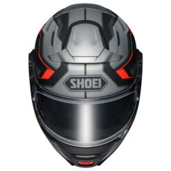 Shoei Neotec 2 Respect Helmet -Motorcycle Helmet Store shoei neotec 2 respect helmet tc 5 grey black red front 23787.1636376474