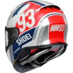 Shoei RF-1400 MM93 Retro Helmet -Motorcycle Helmet Store shoei rf 1400 mm93 retro helmet tc10 back 22413.1670669720