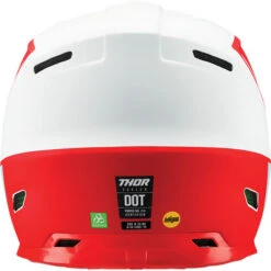 Thor Reflex Apex Helmet -Motorcycle Helmet Store thor reflex apex helmet red white blue back 37691.1597540581