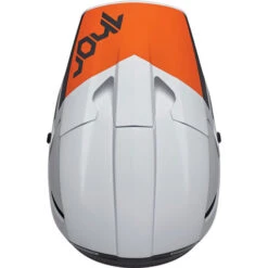 Thor Reflex Cube Helmet -Motorcycle Helmet Store thor reflex cube helmet light gray red orange top 56282.1652800402