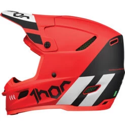Thor Reflex Cube Helmet -Motorcycle Helmet Store thor reflex cube helmet red black left 78132.1652800429