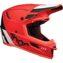 Thor Reflex Cube Helmet -Motorcycle Helmet Store thor reflex cube helmet red black right 70385.1652800426