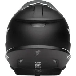 Thor Sector Chev Helmet -Motorcycle Helmet Store thor sector chev helmet gray black back 77989.1652812030
