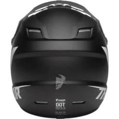 Thor Sector Chev Youth Helmet -Motorcycle Helmet Store thor sector chev youth helmet gray black back 49218.1652888887