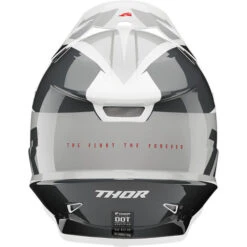 Thor Sector Fader Helmet -Motorcycle Helmet Store thor sector fader helmet black white back 89878.1597553229