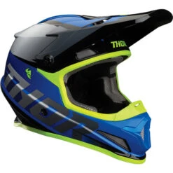 Thor Sector Fader Helmet -Motorcycle Helmet Store thor sector fader helmet blue black 64258.1597553284
