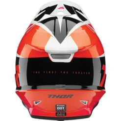 Thor Sector Fader Helmet -Motorcycle Helmet Store thor sector fader helmet orange magenta back 74703.1597553271
