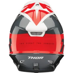 Thor Sector Fader Helmet -Motorcycle Helmet Store thor sector fader helmet red black back 84938.1597553797