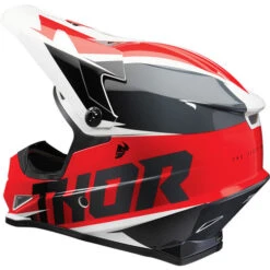Thor Sector Fader Helmet -Motorcycle Helmet Store thor sector fader helmet red black left 02414.1597553782