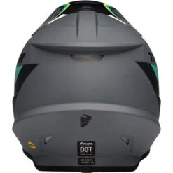 Thor Sector Runner MIPS Helmet -Motorcycle Helmet Store thor sector runner mips helmet gray teal back 14296.1652528200