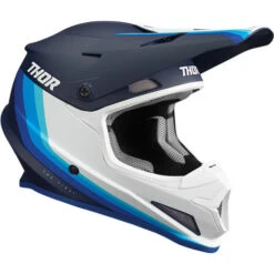 Thor Sector Runner MIPS Helmet -Motorcycle Helmet Store thor sector runner mips helmet navy white right 11742.1652528210