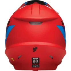 Thor Sector Runner MIPS Helmet -Motorcycle Helmet Store thor sector runner mips helmet red blue back 82765.1652528251
