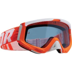 Thor Sniper Goggles -Motorcycle Helmet Store thor sniper goggle flo orange white 88367.1597899684