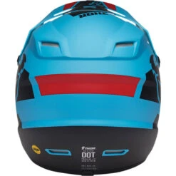 Thor Sector Split MIPS Youth Helmet -Motorcycle Helmet Store thor youth sector split mips helmet blue black back 96797.1652802671