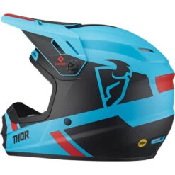 Thor Sector Split MIPS Youth Helmet -Motorcycle Helmet Store thor youth sector split mips helmet blue black left 16848.1652802664