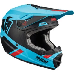 Thor Sector Split MIPS Youth Helmet -Motorcycle Helmet Store thor youth sector split mips helmet blue black right 58782.1652802660