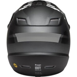 Thor Sector Split MIPS Youth Helmet -Motorcycle Helmet Store thor youth sector split mips helmet charcoal black back 84745.1652802644