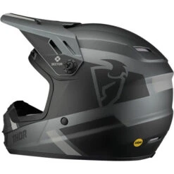 Thor Sector Split MIPS Youth Helmet -Motorcycle Helmet Store thor youth sector split mips helmet charcoal black left 96863.1652802632