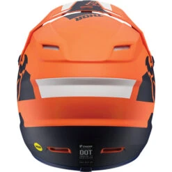 Thor Sector Split MIPS Youth Helmet -Motorcycle Helmet Store thor youth sector split mips helmet orange navy back 00129.1652802723