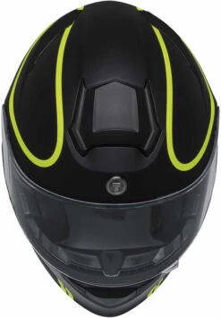 Torc T28B Vapor Helmet -Motorcycle Helmet Store torc t 28b vapor helmet hi viz yellow front top 10278.1530854562