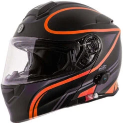 Torc T28B Vapor Helmet -Motorcycle Helmet Store torc t 28b vapor helmet orange left 30182.1574228703