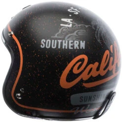 Torc T50 Route 66 West Coast Helmet Flat Black -Motorcycle Helmet Store torc t 50 helmet west coast back left 04038.1530256777