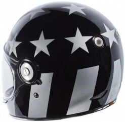 Torc T1 Retro Helmet Captain Vegas 9 Torc T1 Retro Helmet Captain Vegas -Motorcycle Helmet Store torc t1 captain vegas helmet gloss black back 91221.1564700954