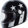 Torc T1 Retro Helmet Captain Vegas -Motorcycle Helmet Store torc t1 captain vegas helmet gloss black left 03770.1564701266